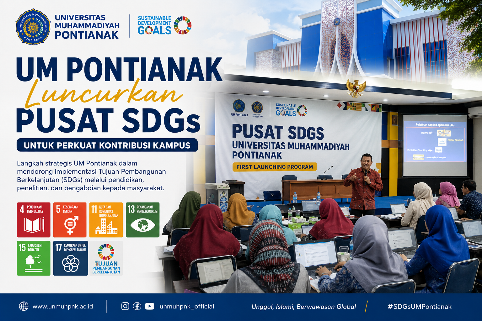 Launching Pusat SDGs UM Pontianak